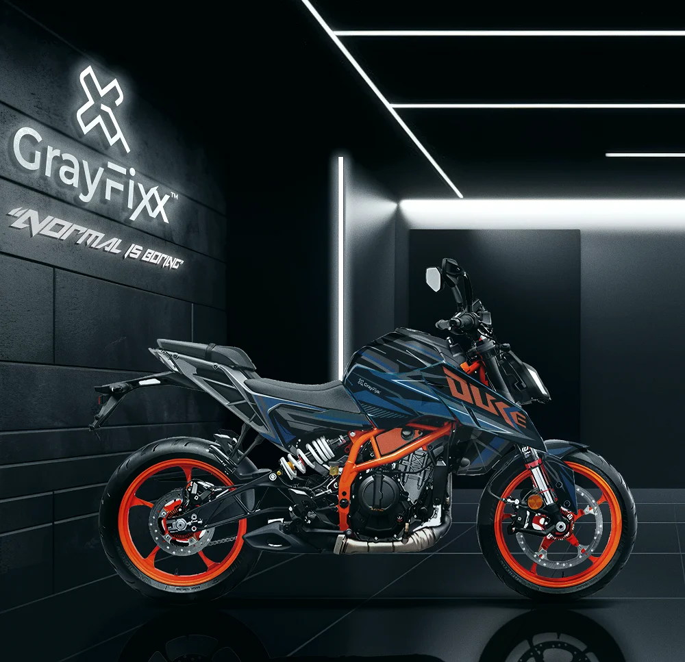 Super Duke Edition Full Body Sticker For Duke Gen 3 | Made In Premium Gloss Vinyl With FPF(Fade Protection Film), Water Proof, Precut Sticker, Pack Of 1 For Both Side